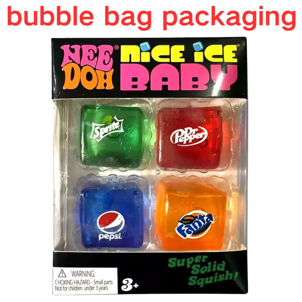 Schylling Nee Doh Nice Cube Sensory Fidget Blocks Pinch Toy Stress Relief Puzzle Play  Souvenir Blind Box Gift