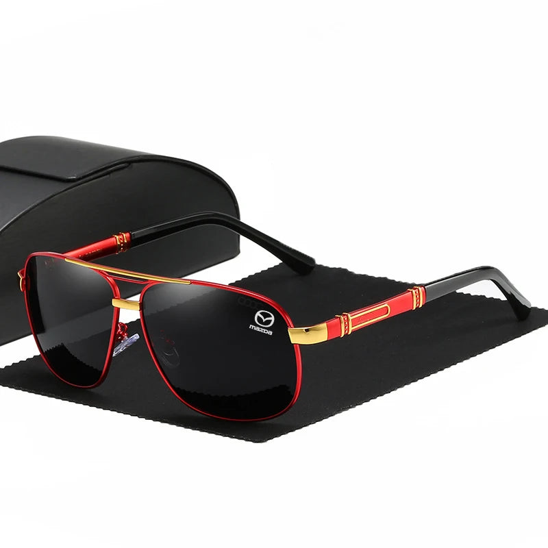 For Mazda 3 5 6 Axela Atenza CX30 CX5 CX8 CX9 MX5 RX8 RX7 Car Luxury Men Driving Polarized Sunglasses Anti Glare Driver Goggles
