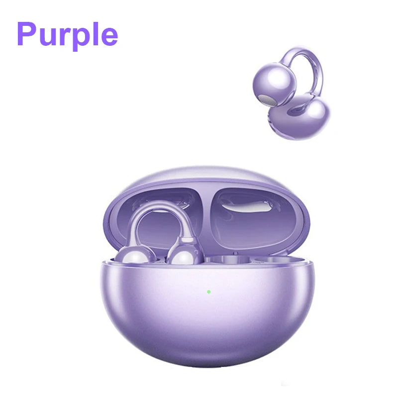 2026 New Clip-on Sports Headphones OWS Wireless Silicone Earphones Universal For Android Ios Smartphone With Mic Gaming Headset