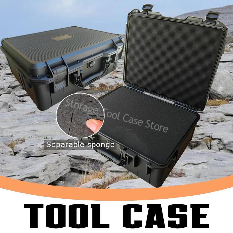 Plastic Tool Box Water-repellent Hard Carry Tool Case Bag Organizer Storage Box Portable Camera Plastic Case Stack Tool Box