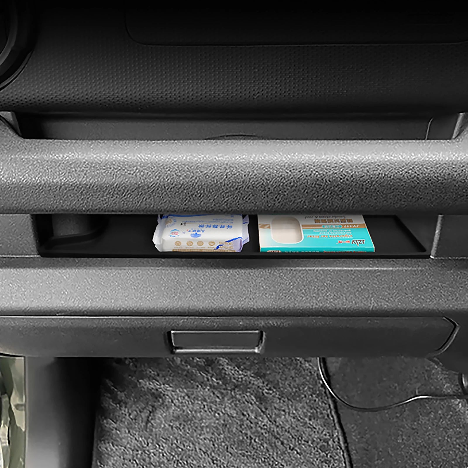 RHD Car Passenger Handle Storage Box Tray Pad Copilot Side Silicone Storage Mat for Suzuki Jimny 2024-2026 Interior Accessories
