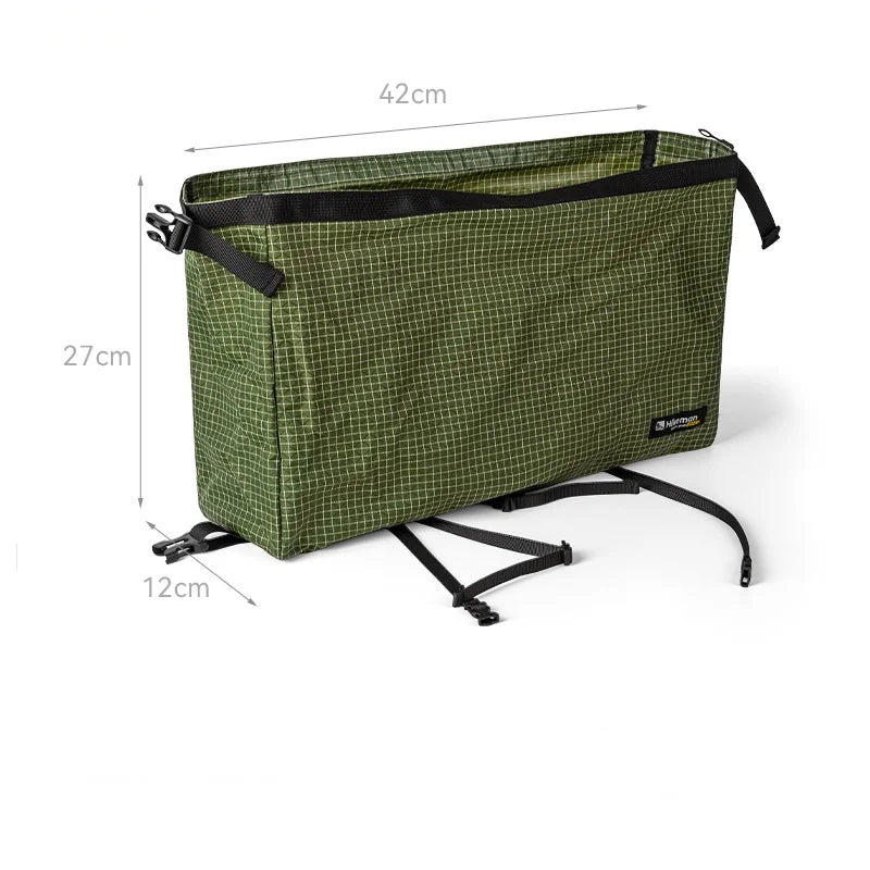HIKEMAN 12L Backpack Top Bag Ultralight Waterproof Roll Storage Pouch Outdoor Hiking Camping Backpack Extension Pocket