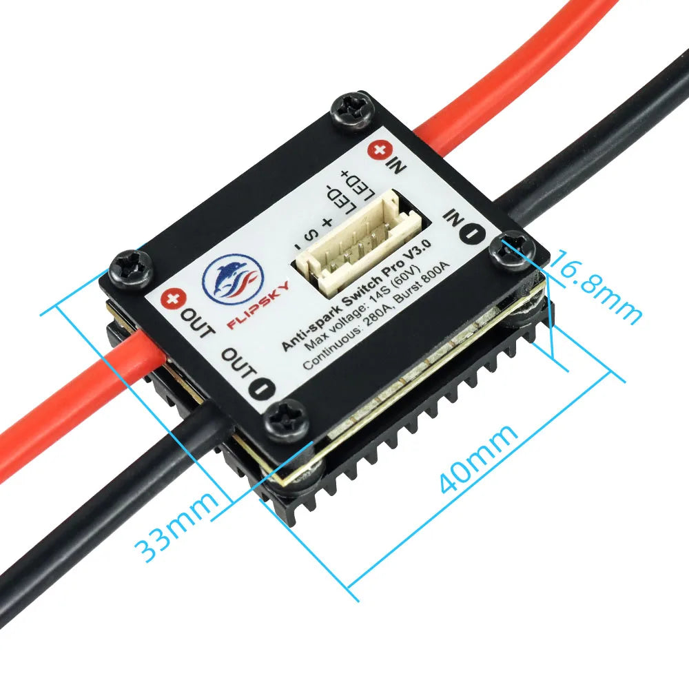 Flipsky Antispark Switch Pro V3.0 280A Contact Protector for EBike /Scooter/ Robots/ Electric Skateboard Longboard