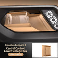 Car Storage Box For BYD Equation Leopard 8 Denza B8 Fangchengbao 2024 Central Control Armrest Box Under Layer Silicone Organize