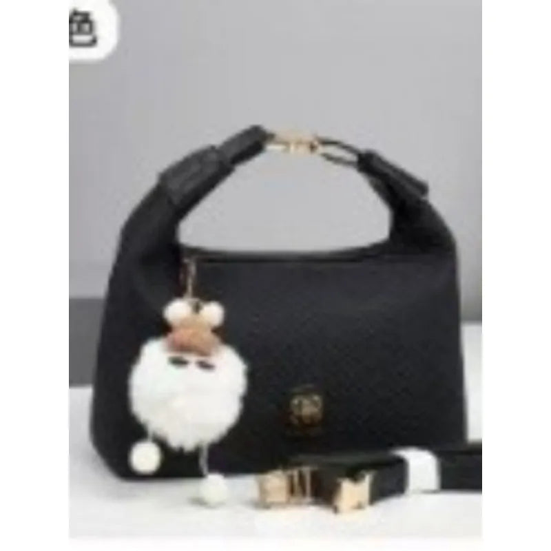 women's bag 2026 Popular crossbody pillow bag with cartoon accessories small square bag