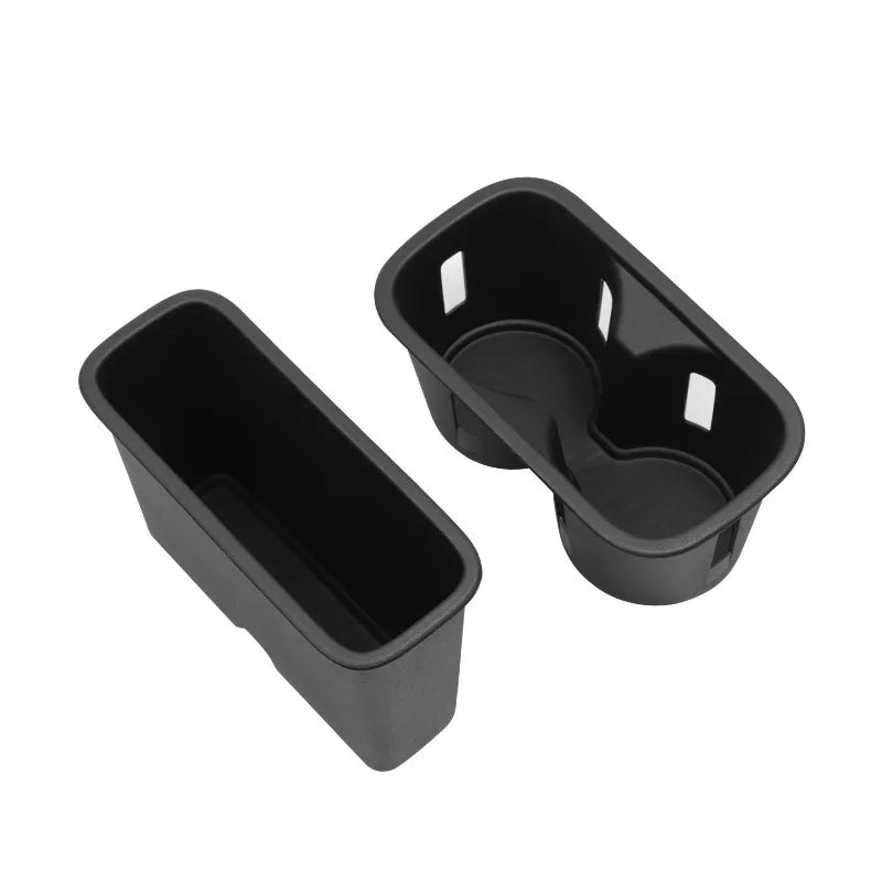 Central Water Cup Holder for BYD ATTO 3 EVO 2026 2Pcs Storage Box TPE Shock-Absorbing Car Tidying Accessories