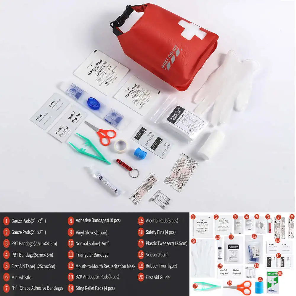 First Aid Kit Boat Waterproof Dry Bag Outdoor Multi-functional Home Emergency for Camping Kayaking First Aid Kit