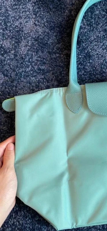 2026 Lightweight Foldable Nylon Shoulder Bag Ladies Water Resistant Shopping Tote Bag Large Handbag for Travel Daily Office