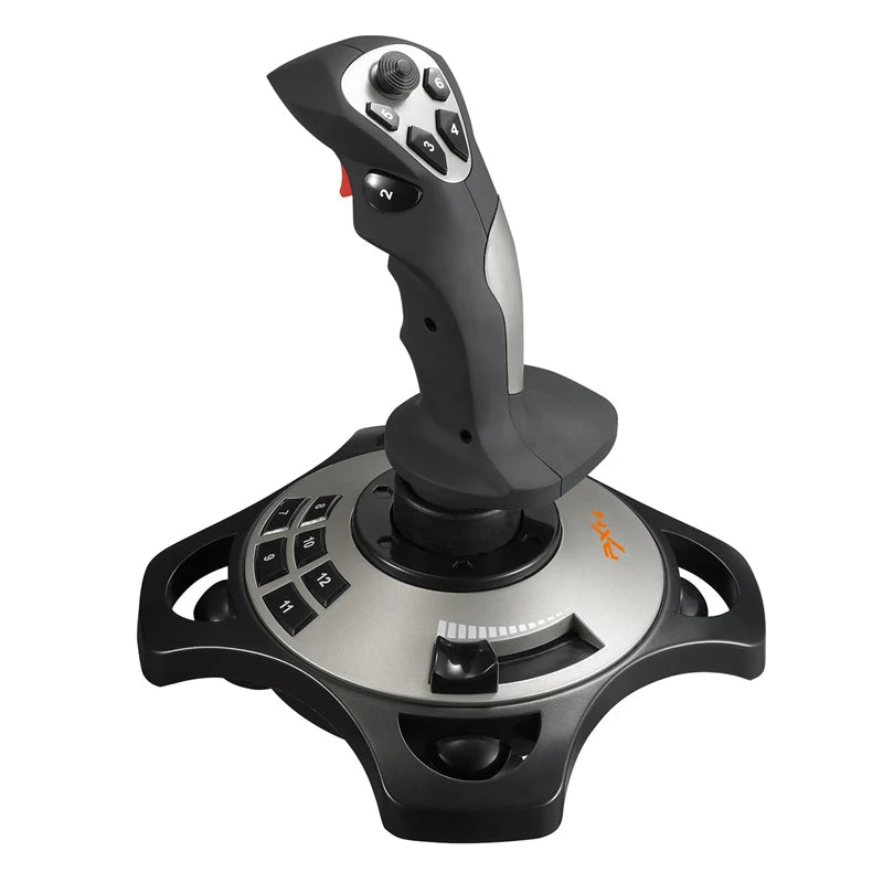 PXN-2113 Pro Joystick Flight Simulator Gamepad Controller Pc Flight Simulator Cockpit Stick for PC/Desktop Laptop