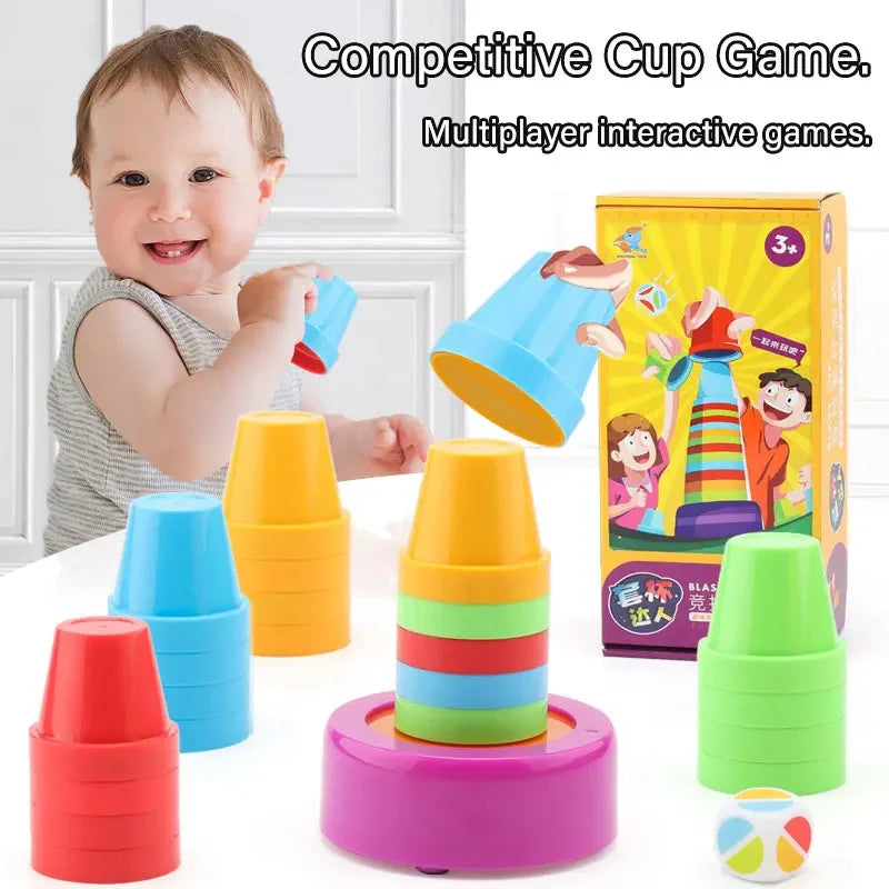 Color Matching Stacking Cup Logical Thinking Training slam cup game