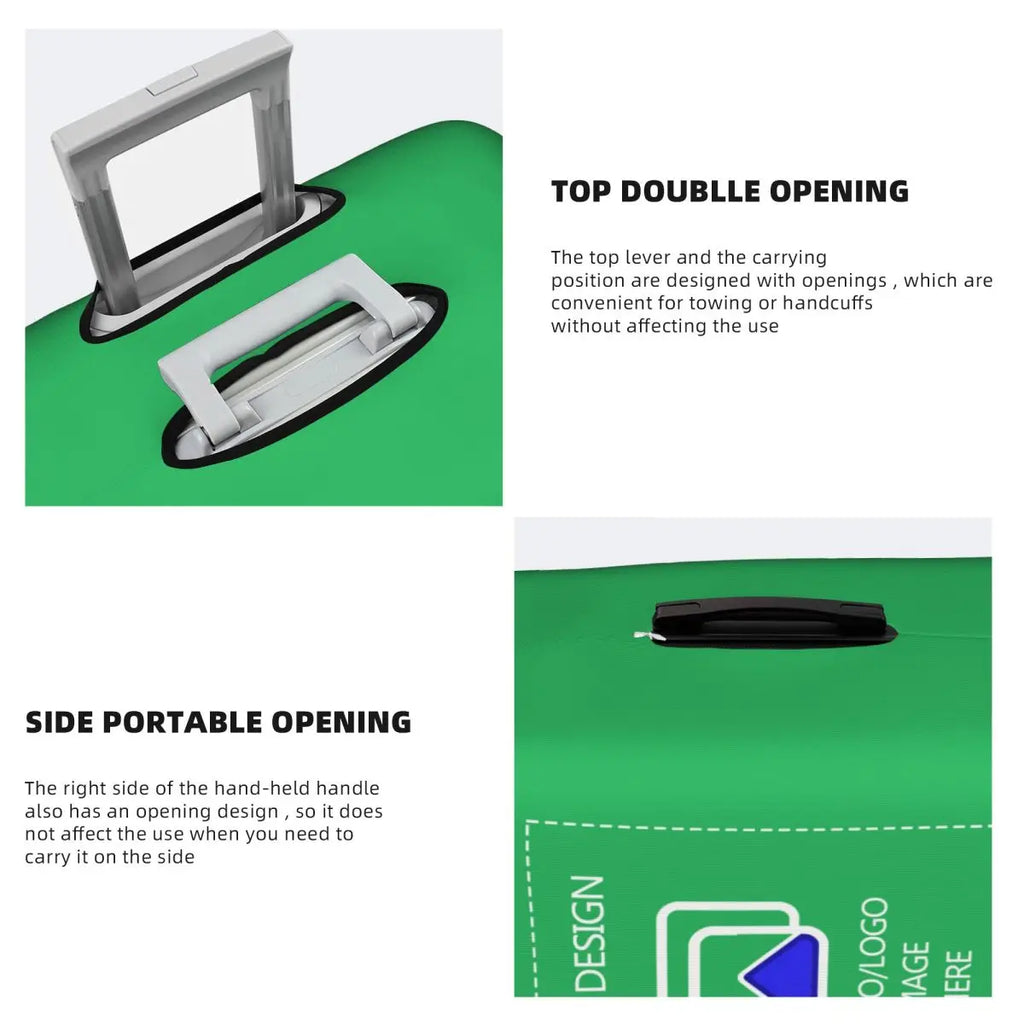Custom Customize Logo Luggage Cover Elastic Your Design Here Travel Suitcase Protective Covers Suit For 18-32 inch