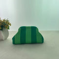 New color-block striped eye-catching cloud knit daily commuter storage clutch bag