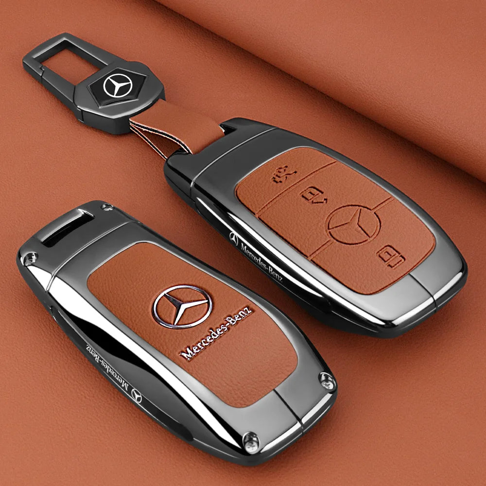 Car Smart Remote Key Case Cover For Mercedes Benz AMG A C E S G Class GLC CLE CLA GLB GLS W177 W205 W213 W222 X167 Accessories