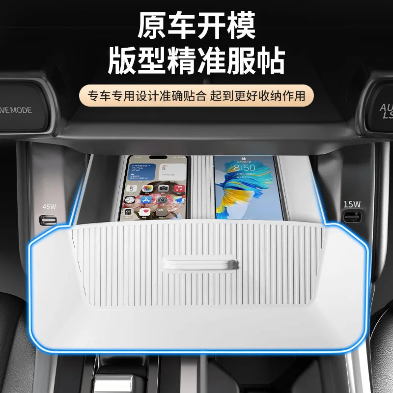 For Toyota RAV4 2026 Center Console Drawer Storage Box, Drop-in Tray Organizer, Eco-Friendly Interior Accessory car accessories