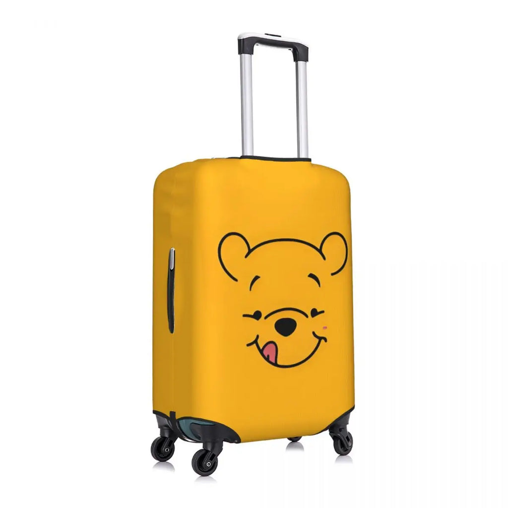 Custom W-Winnie Anime The Pooh Luggage Cover Fashion Suitcase Protector Covers Suit For 18-32 inch