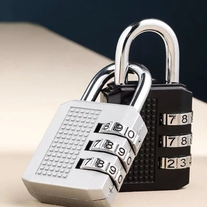 1PC Waterproof Rustproof Security Combination Padlock Anti Theft Resettable Code Lock for Travel Luggage Gym Locker Storage Box