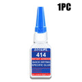 414 Instant Adhesive Quick Drying Super Glue Universal Strong Bond for Plastic Rubber Metal Ceramic Wood Cyanoacrylate Adhesive