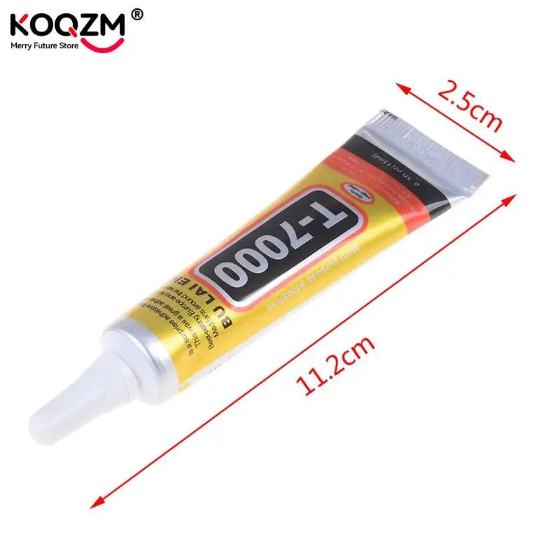 15ml T-7000 Super Sealant New Epoxy Resin Adhesive Black Liquid Glue Super Sealant Handset Touch Screen Rack Maintenance