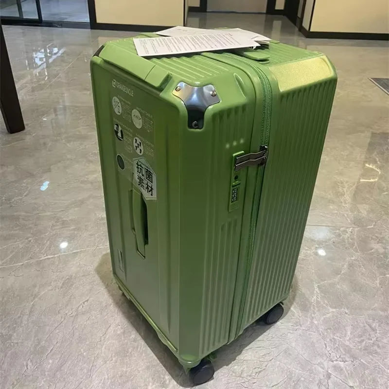COLENARA High-quality Suitcase Large-capacity ABS + PC Trolley Case Family Travel Essentials Women's with Wheels Rolling Luggage