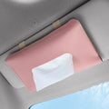 Car Sun Visor Tissue Box PU Leather Tissue Box Holder Car Sun Visor Mask Storage Box Car Interior Decoration Auto Accessories