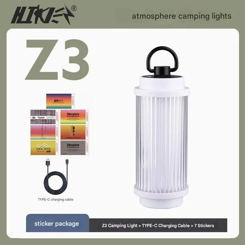3000mAh 38-KT 38 Light 38 Explore USB Rechargeable Camping Lanterns Outdoor Tent Lamp Powerful Mini LED Flashlights Camp Light