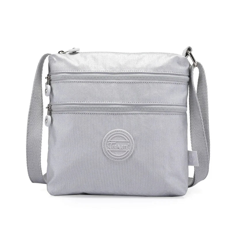 TEGAOTE Girls Shoulder Bag Designer Luxury 2025 Nylon Waterproof Crossbody Side Bags for Women Messenger Purse Flap Bolsa