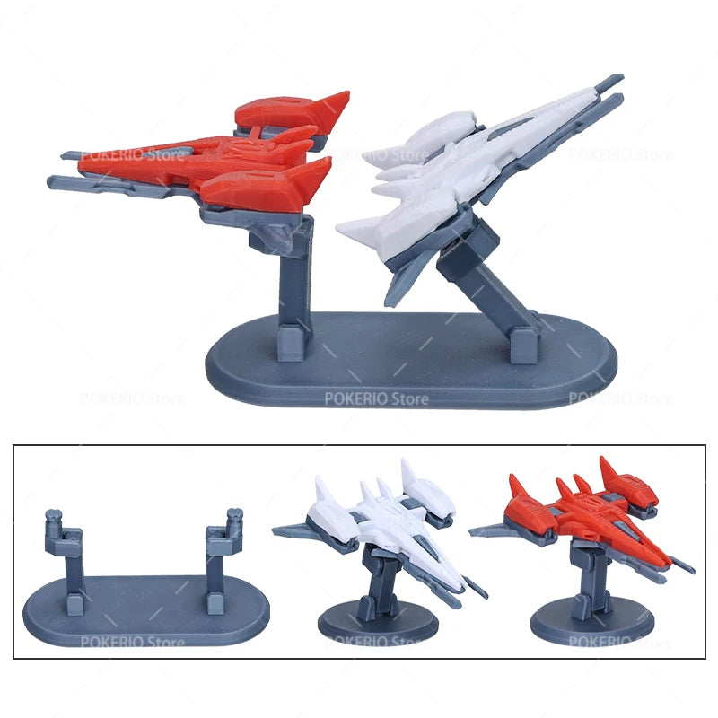 Mini War Machine Mecha Fighter Jet Series 3D Printed Starship Attack Helicopter Flutter Drone Movable Joints Assemble Models Toy