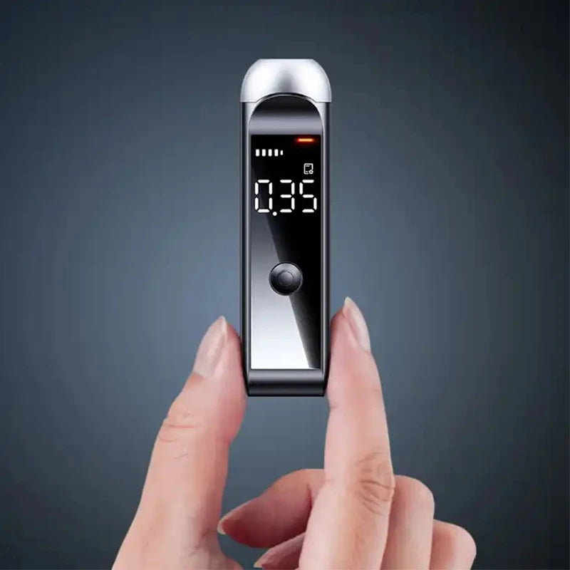 Alcotester Breath Alcohol Tester Breathalyzer Alcoholimeter Digital Detector Alcotester Display accurate Breathalyzer for Driver