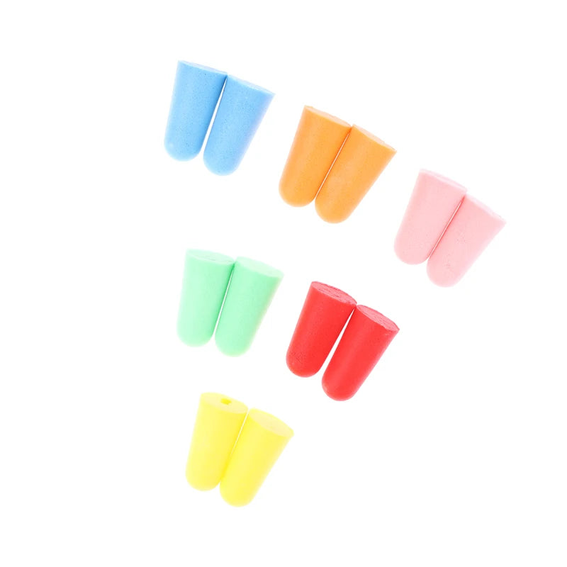 Noise Reduction Earplugs for Sleeping 20Pcs Soft Foam Reusable Sound Blocking Hearing Protection Comfortable for Travel