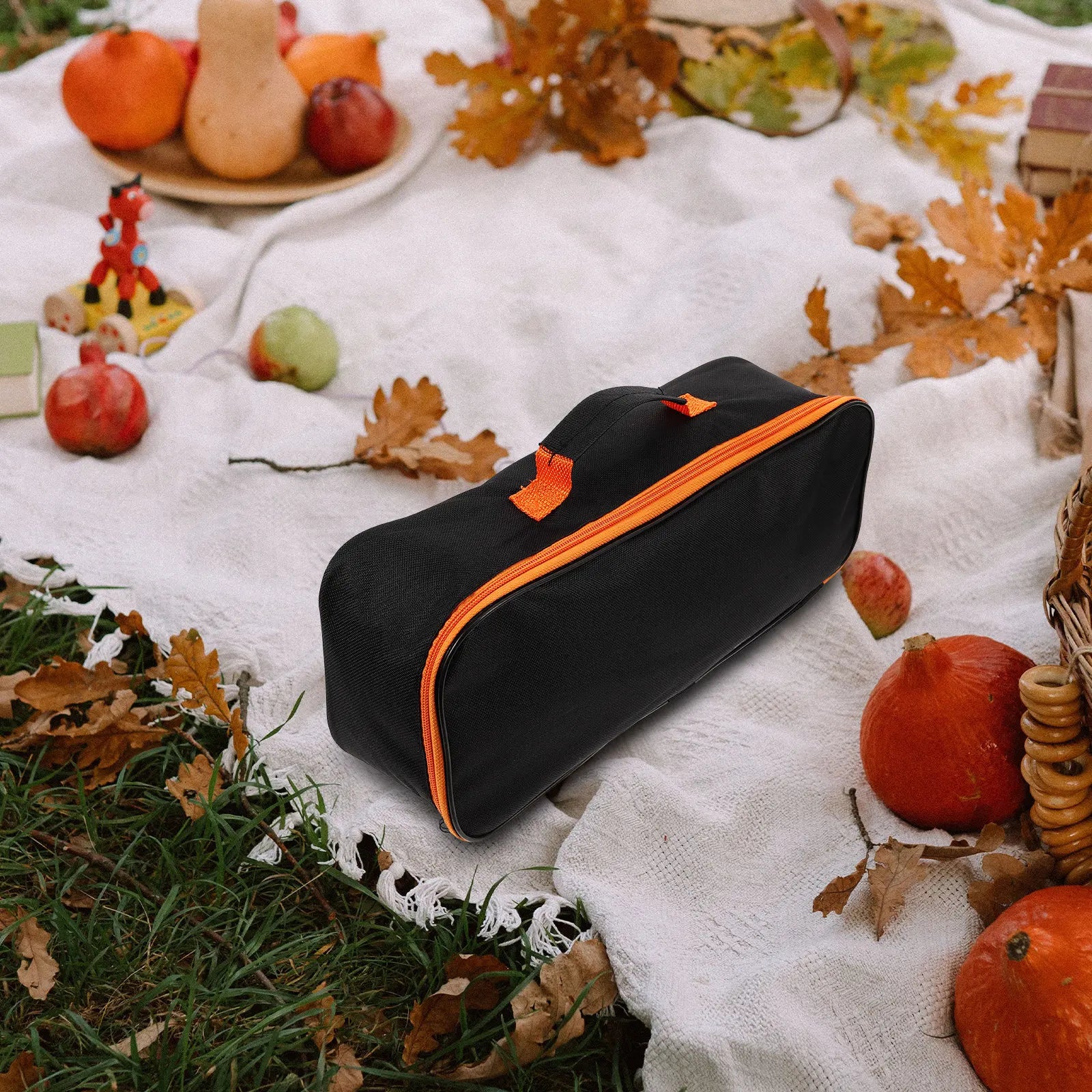 Water-Resistant Oxford Cloth Grill Tool Storage Bag Versatile Bbq Utensil Holder Outdoor Cooking Essentials Camping Picnic Gear