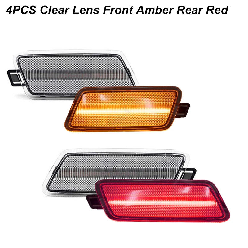 For Audi A7 Quattro/ RS7/ S7 Front Rear Side Marker Light Turn Signal Light Parking Position Indicator Lamp Assembly 2012-2017