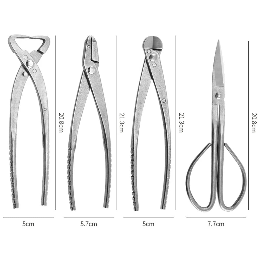 Bonsai Tools Profissional Root Cutter Garden Scissors Bonsai Tree Brunches Knots Stainless Steel Bonsai Pruning Tools