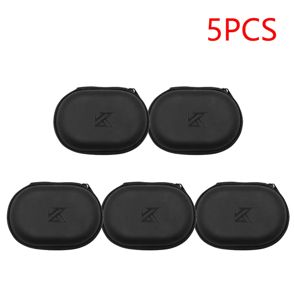 1-5Pcs Universal KZ Case Bag High End In Ear Monitor Earphone Headphones Storage Case Bag Wired Headphone For KZ EDX PRO ZSN Pro