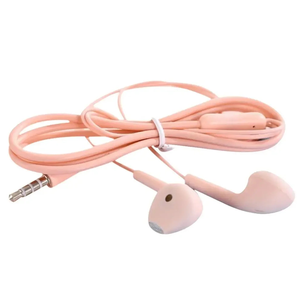1PC 3.5mm Stereo In-Ear Earphone With Microphone Heavy Bass Wired Headset Earphones with Mic Universal for Xiaomi/Huawei/Samsung
