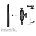 Extended Bundle Handle for Insta360 X5 X4 X3 X2 GoPro 12 11 10 9 DJI Action 4 3 SJCAM Camera Bullet Time Invisible Selfie Stick