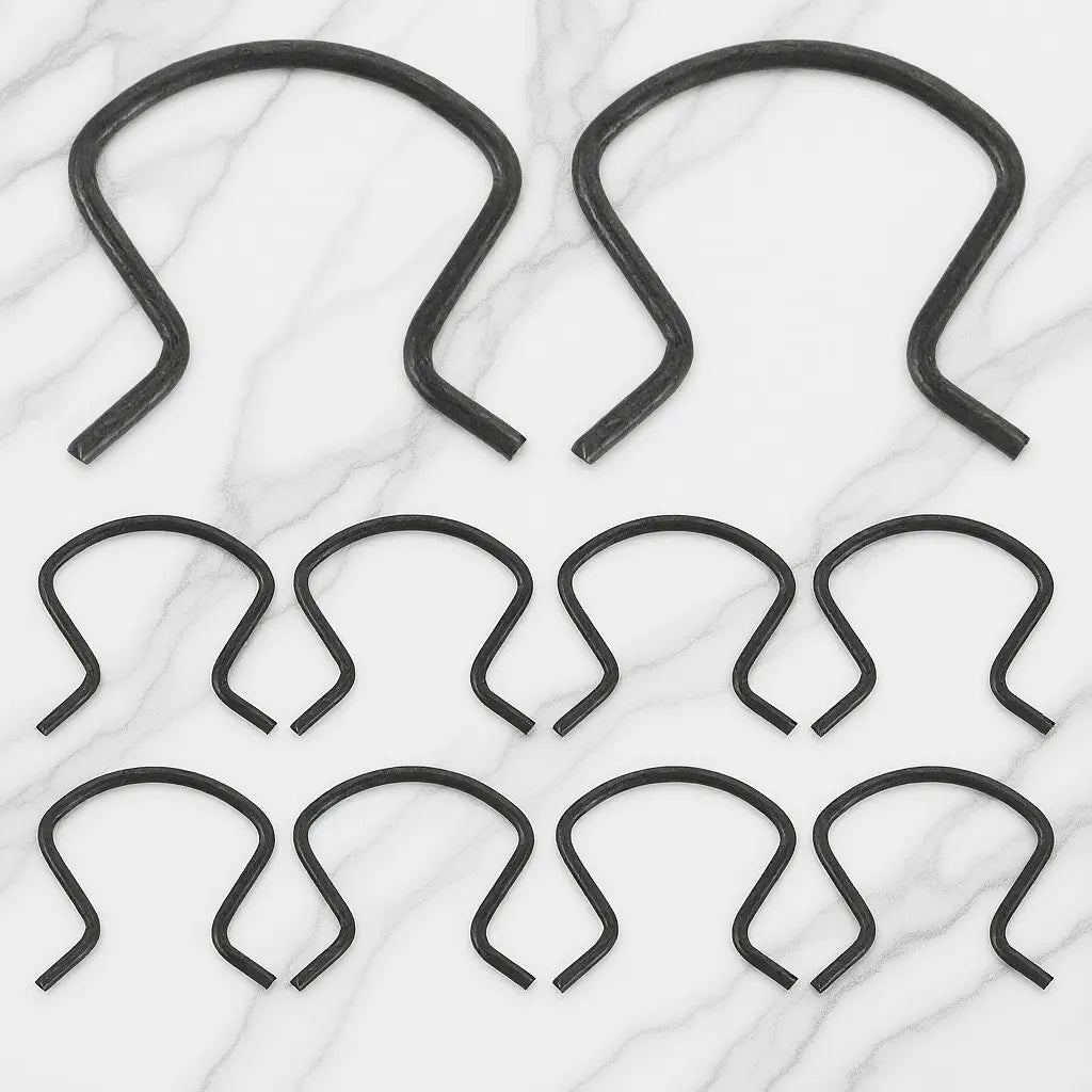 10Pcs Car Window Handle Retaining Clips Metal Crank Retainer Replacement Clip for Smooth Window Operation for Car