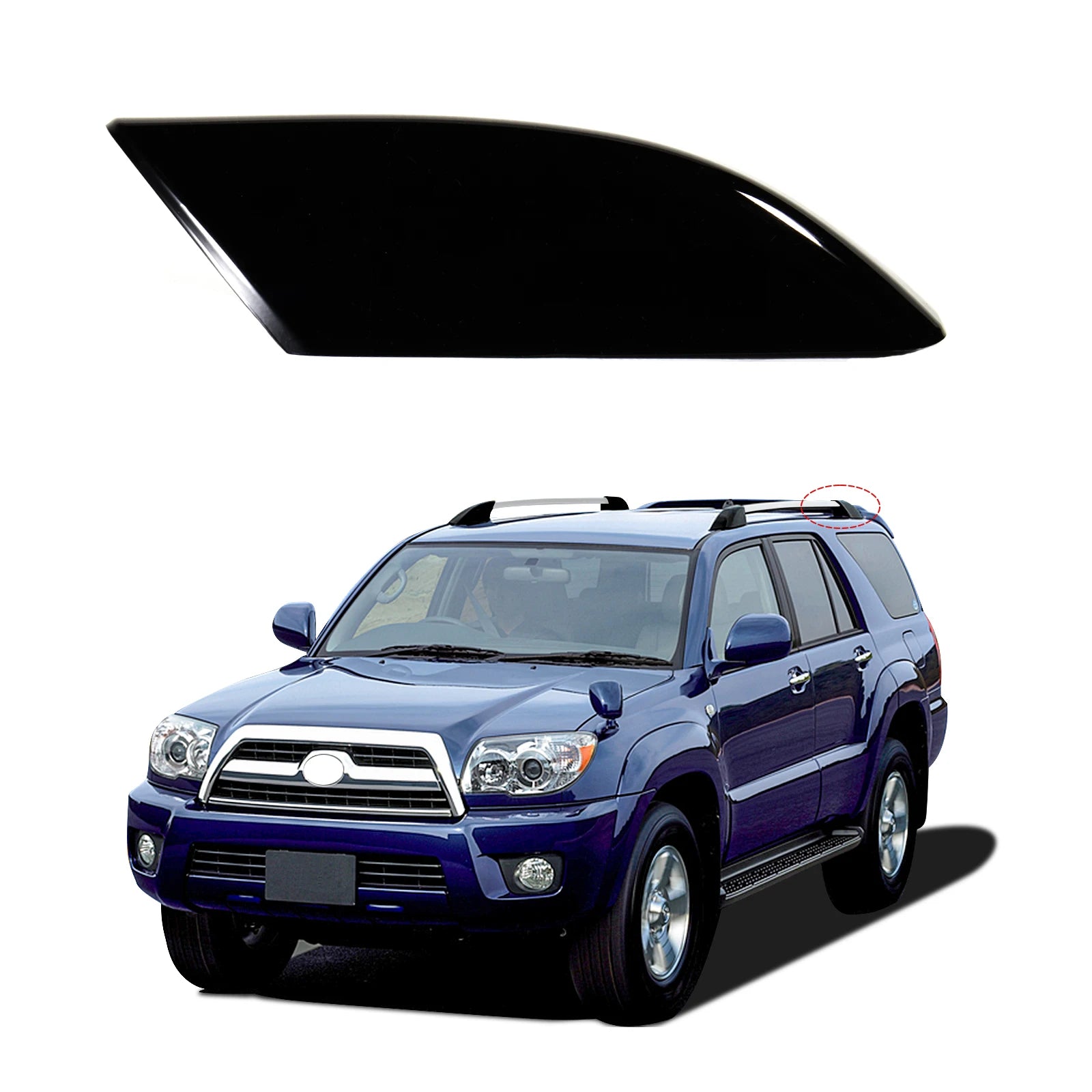 Car Roof Rack Cover Fit for Toyota 4Runner 4WD N210 2003 2004 2005 2006 2007 2008 2009 Luggage rack Cover