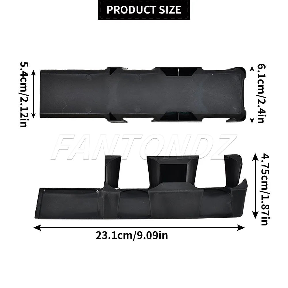 1PC Dual Cup Holder Driver Seat Storage Box For BMW E36 Center Console Cup Holder Car Interior Accessories Double Cup Holder
