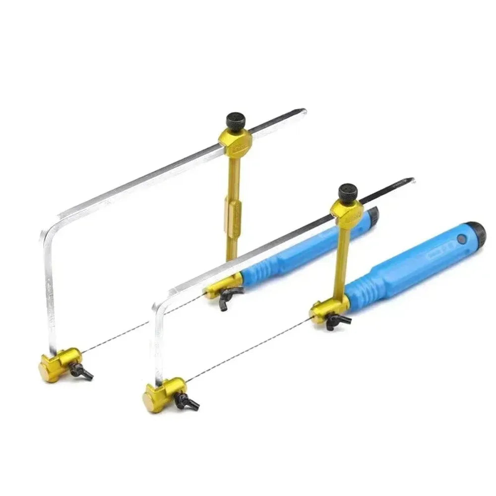 Adjustable Mini Hand Saw U Type Jeweler's Saw Saw Bow for Jewelry DIY Tools Woodwork Craft Tools Hand Tools Set Saw Blade