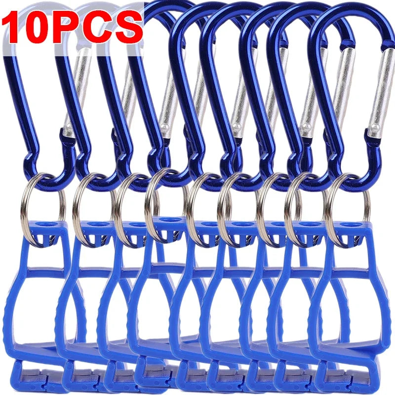 Glove Clips for Work Glove Holders Glove Belt Clip Outdoor Clip Anti Loss for Hiking Climbing Skiing Camping Gear Accessories