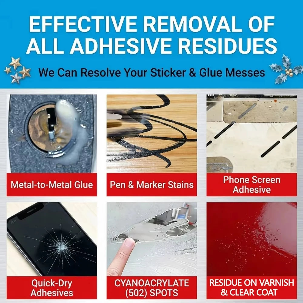 Strong Super Glue Remover Debonder Fast-Acting Adhesive Dissolver for 502, UV, Tape Residue Multi-Surface Safe 20ml