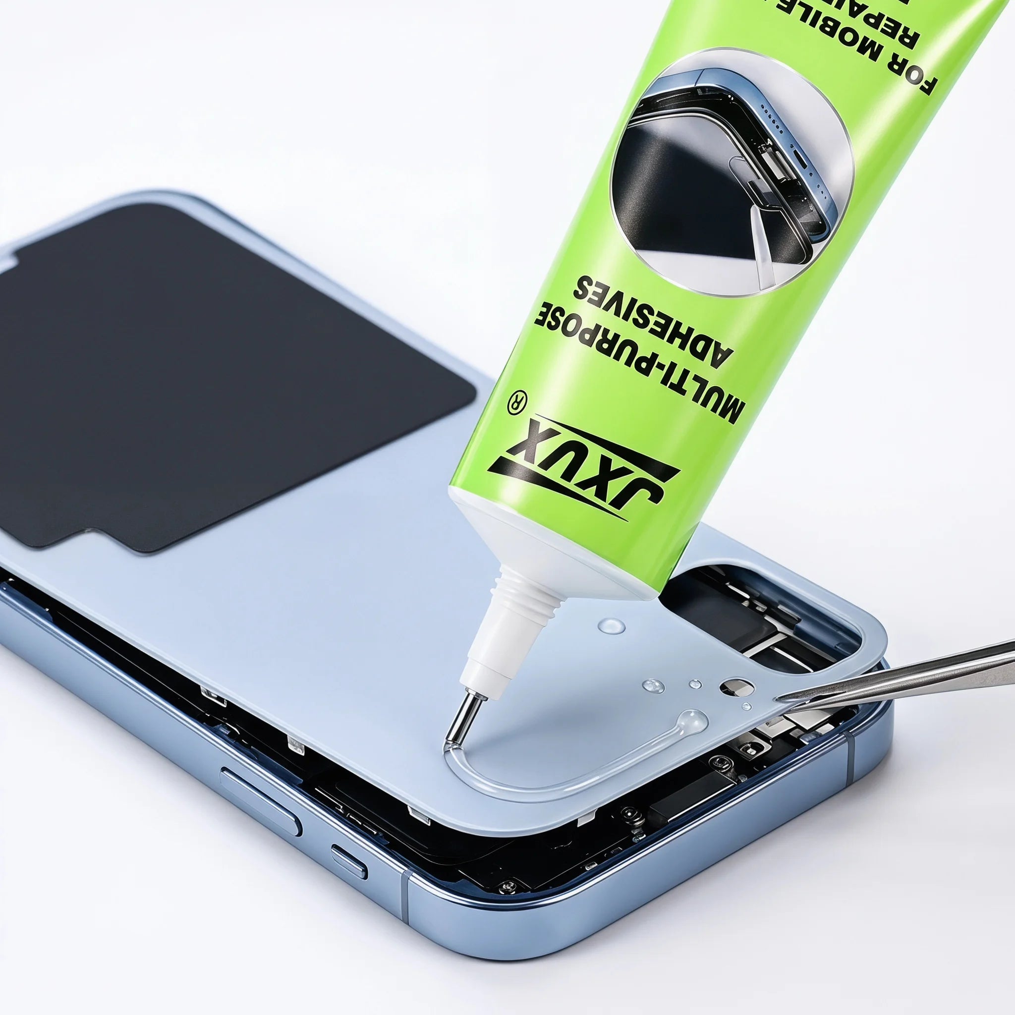50ml B7000 Transparent Phone Repair Glue, Quick-Drying Waterproof Adhesive, Non-Yellowing, Multi-Purpose Repair, Extra Strong Waterproof Quick-Drying Resin Glue