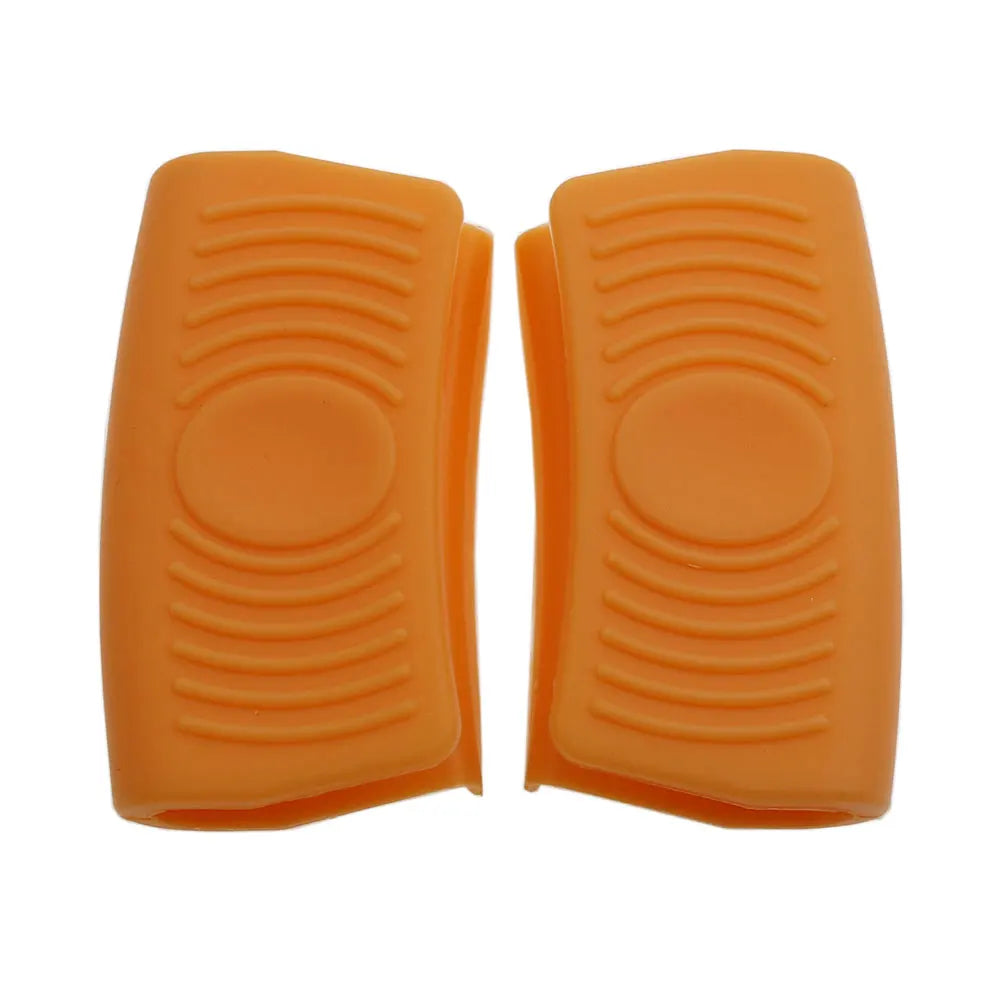 JCD 1Pair Silicone Insulated Pot Ear Clips Grip Silicone Pot Holder Sleeve Pot Glove Pan Handle Cover Grip Kitchen Tools