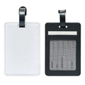 Customized Picture PU Leather Luggage Tags Customized Photo Waterproof ID Tags Travel Business High-end Leather Boarding Pass