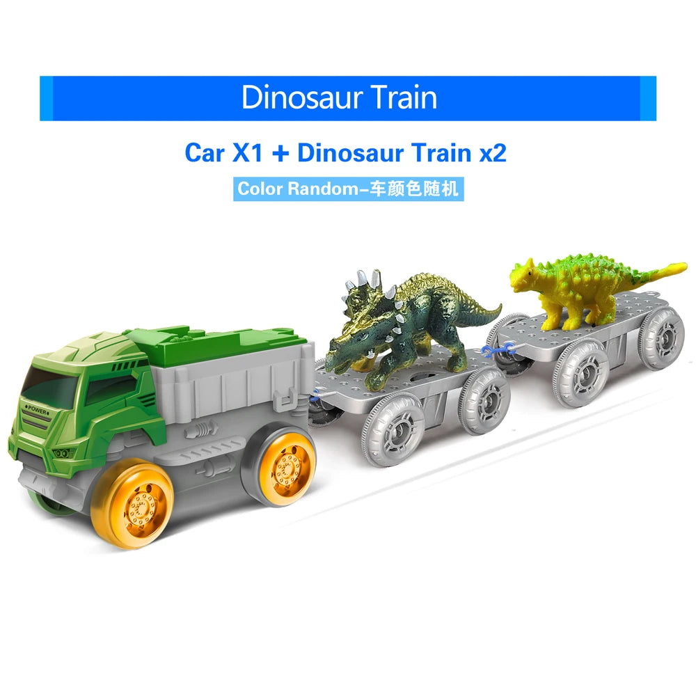 eplacement Cars for Tracks - Extra Race Car Accessories for Dinosaur Race Track & Train Toy Gift - for Kids Boys and Girls Toys