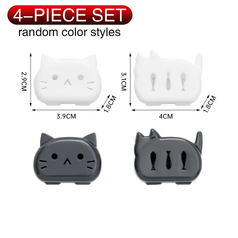 Cute Cat Shaped Toothbrush Cover 1/4/8PCS Portable Travel Toothbrush Protector Dust Proof Toothbrush Storage Cap
