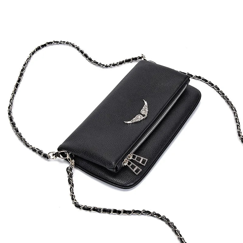 Femmes Mini Wing square bag, 2026 mode crossbandoulière sac, mignon petit sac à main, sac à main multifonctionnel chic