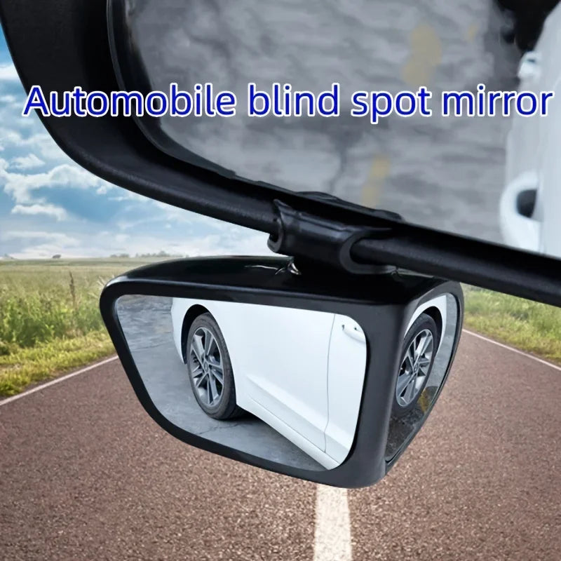 Car Blind Spot Rear View Mirror 360° Rotation Adjustable Auxiliary Rearview Mirrors Auto Rear View Parking Safety Driving