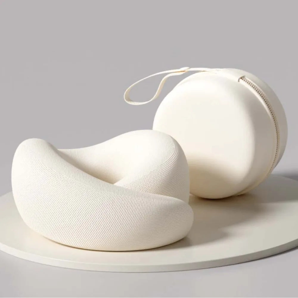 Slow Rebound U-Shaped Neck Pillow Neck Support Memory Foam Memory Foam Pillow Adjustable Washable Sleep Nap Pillows Noon Break