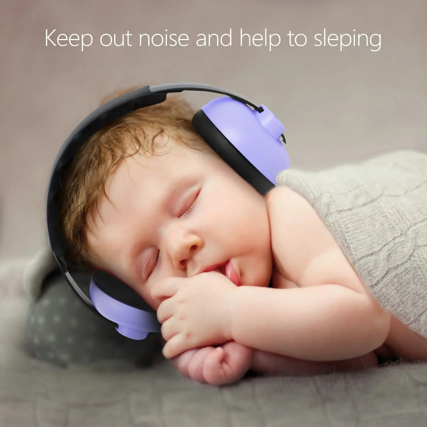 Baby Ear Protection Noise Cancelling Headphones 2-in-1 Convertible Design Noise Reduction Earmuffs for Infant Improves Sleep